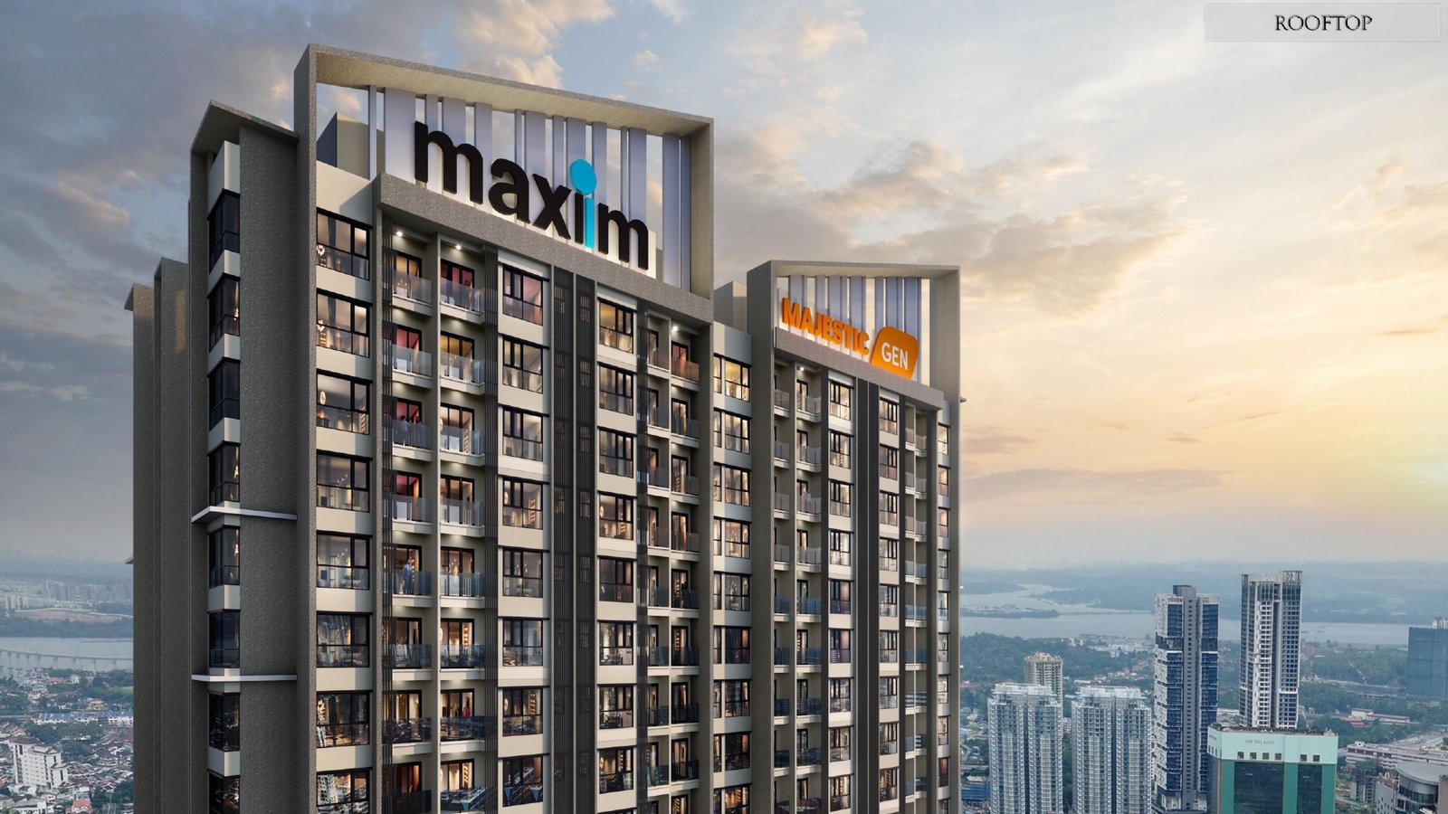 Maxim The Address - freehold, RTS-linked condo tower in Taman Pelangi, Johor Bahru