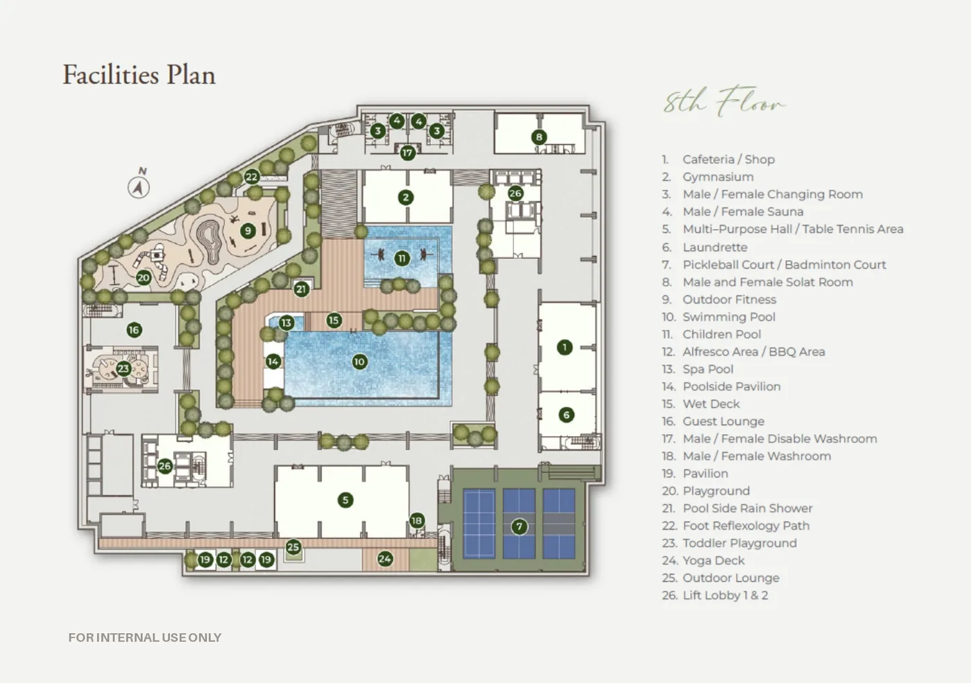 D'Parc Alam Damai Level 8 resort facilities pool pickleball EV charging