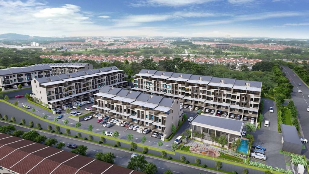 residensi lestari balakong town villa exterior