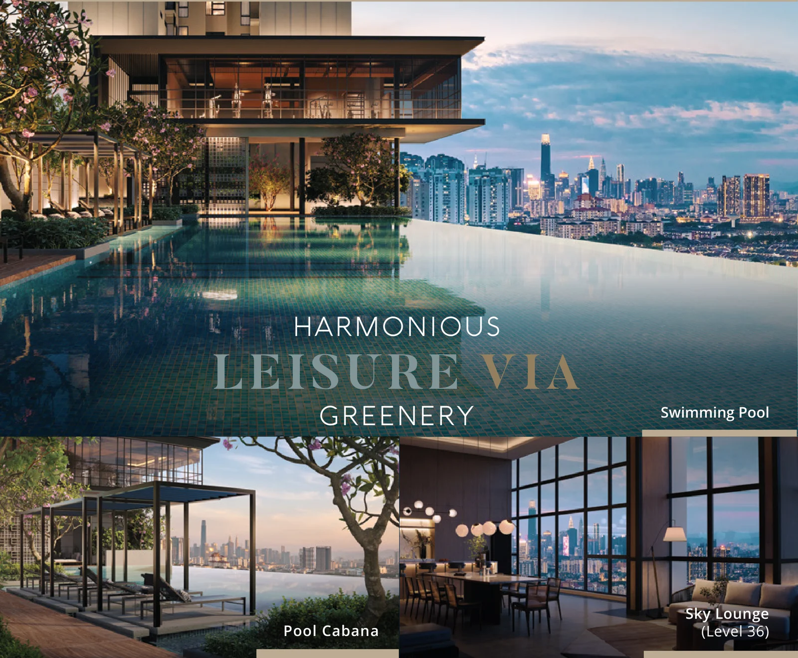 Levia Residence Cheras: Final Units, Price, Floor Plans & Honest Location Guide (2026) 2 Levia Residence Level 6 infinity pool facing the Kuala Lumpur skyline (artist's illustration)